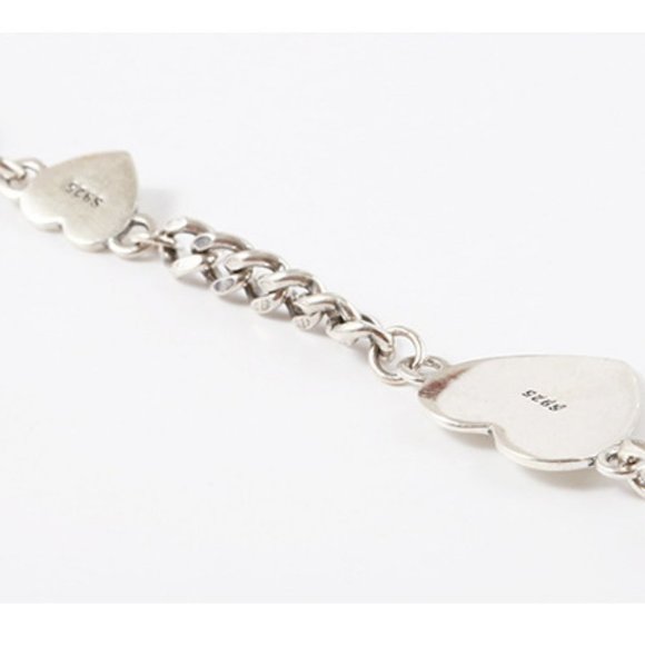 *NEW 925 Sterling Silver Vintage Heart Necklace - Picture 9 of 10